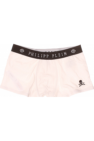 Pánské Prádlo Bílé PHILLIP PLEIN Vel.  L