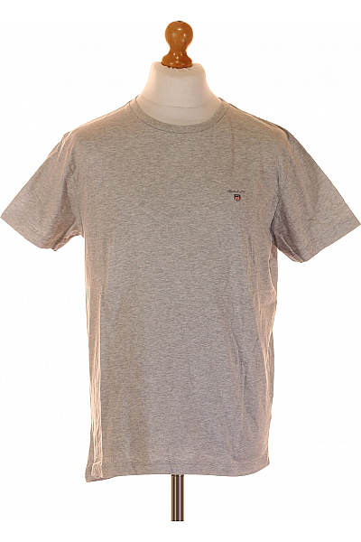 GANT Pánské Tričko Šedé Second Hand Vel. XL
