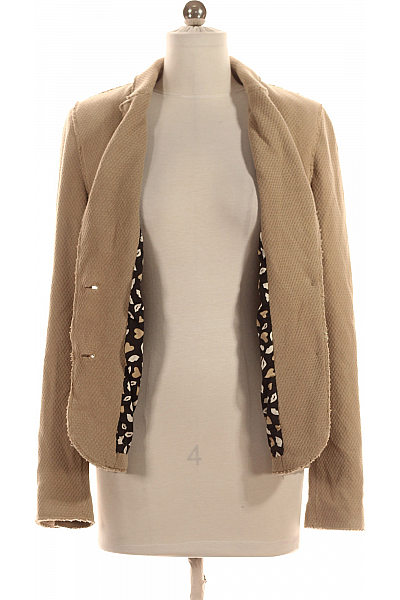 Teplé Dámské Sako Hnědé Blonde No.8 Vel. 36