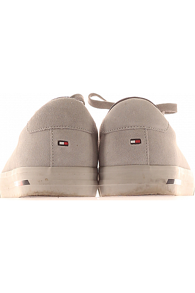 TOMMY HILFIGER Pánské Tenisky Kožené Šedé Vel. 44