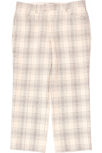 Dámské Chino Kalhoty Černobílé ZARA Second hand Vel.  S