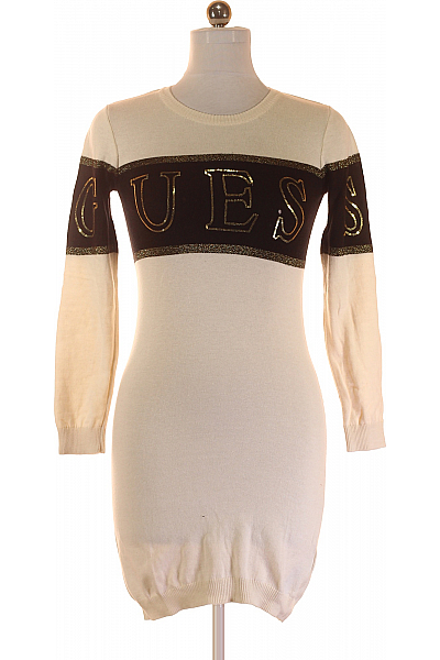 Šaty Černobílé Guess