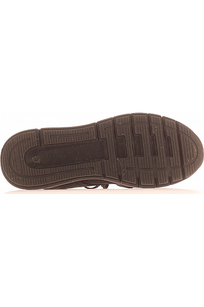 Pánské Boty Černé TOMMY HILFIGER Second hand Vel. 42