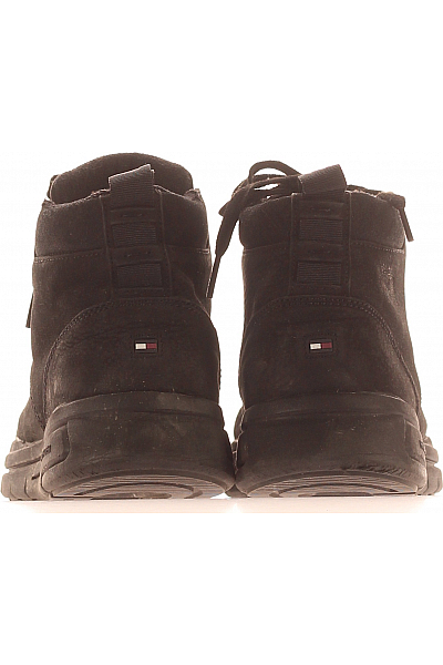 Pánské Boty Černé TOMMY HILFIGER Second hand Vel. 42
