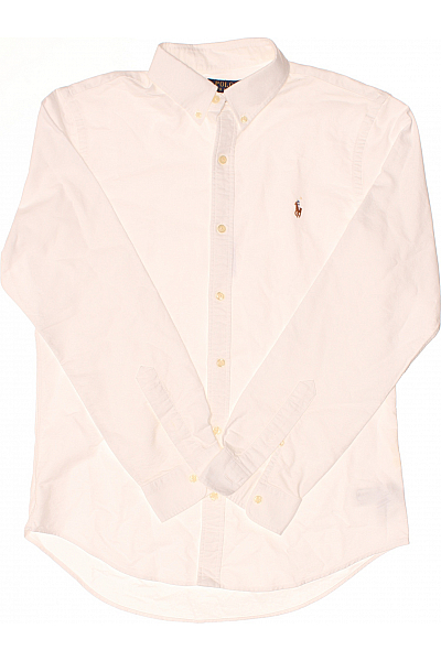 Ralph Lauren Pánská Košile Jednobarevná Bílá Vel. L