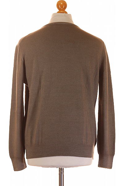Pánský Pulovr Vlněný Béžový Ralph Lauren Second hand Vel. L