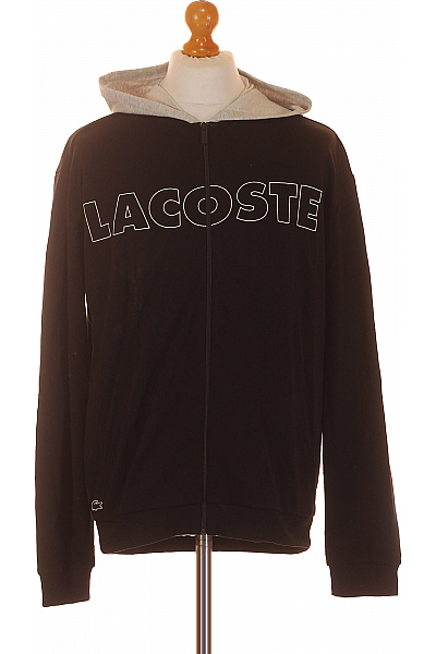 Pánská Mikina Černá LACOSTE Vel. M