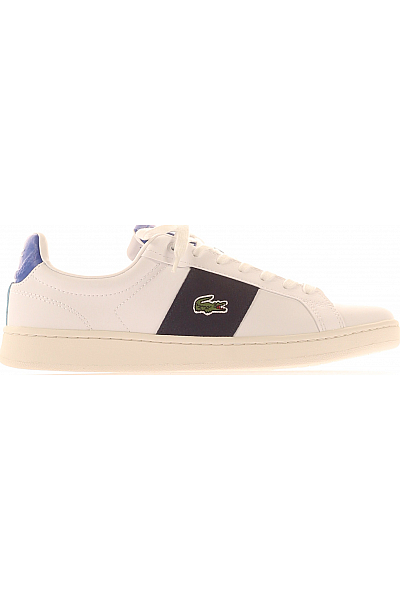 LACOSTE Pánské Tenisky Kožené Bílé Vel. 42