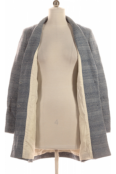 Massimo Dutti Teplé Dámské Sako Modré Vel.  36