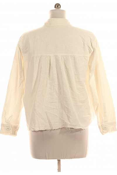 Letní Dámská Košile Bílá PULL&BEAR Second hand Vel.  M