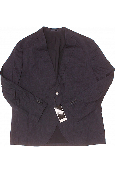 Pánský Komplet Lněný Modrý JACK & JONES Vel. 62