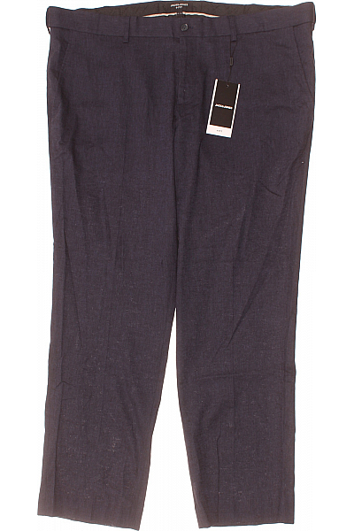 Pánský Komplet Lněný Modrý JACK & JONES Vel. 62