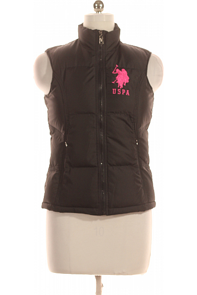 U.S.POLO ASSN. Dámská Vesta Černá Second Hand Vel. M