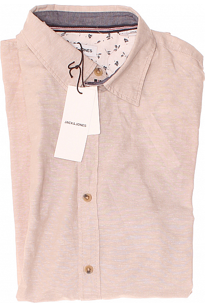 Pánská Košile Šedá JACK & JONES Vel. L