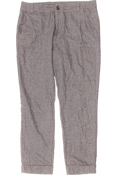 BENETTON Pánské Kalhoty Vlněné Modré Second hand Vel. 46