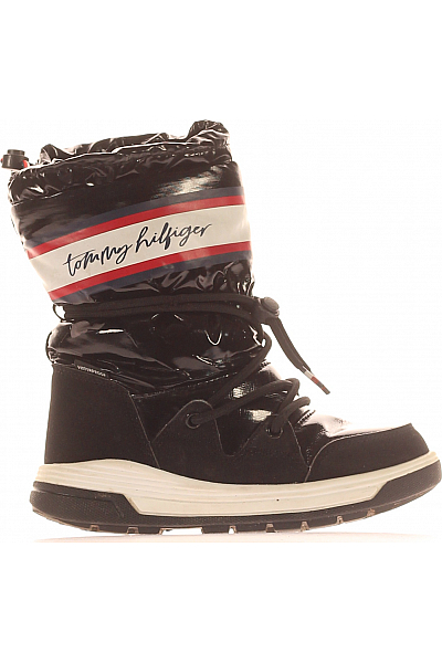 TOMMY HILFIGER Dětské Dívky Boty Černé Vel.  30