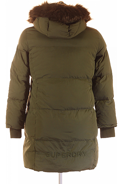 SUPERDRY Zimní Dámská Bunda Zelená Vel.  44