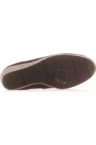 TOMMY HILFIGER Dámské Boty Kožené Černé Second hand Vel.  36
