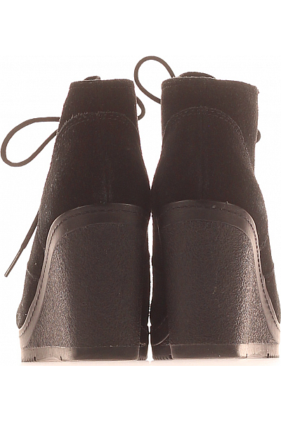 TOMMY HILFIGER Dámské Boty Kožené Černé Second hand Vel.  36