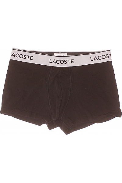 LACOSTE Pánské Spodní Prádlo Bavlněné Černé