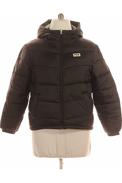 FILA Pánská Bunda Černá Second Hand Vel.  S