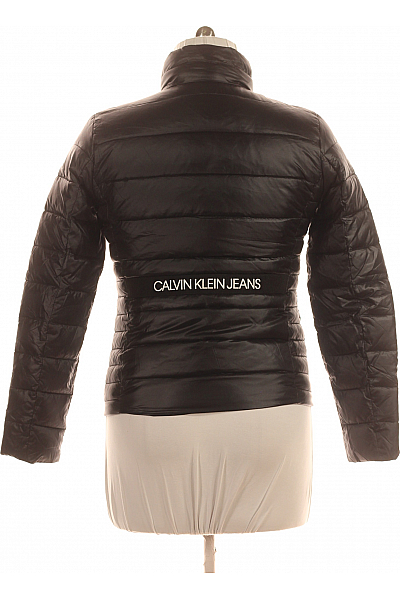 Prošívaná Dámská Bunda Černá Calvin Klein Second hand Vel.  L