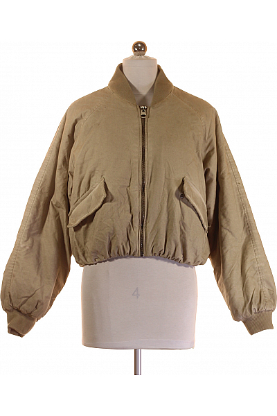 Dámská Bomber Bunda Béžová PULL&BEAR Vel.  XS
