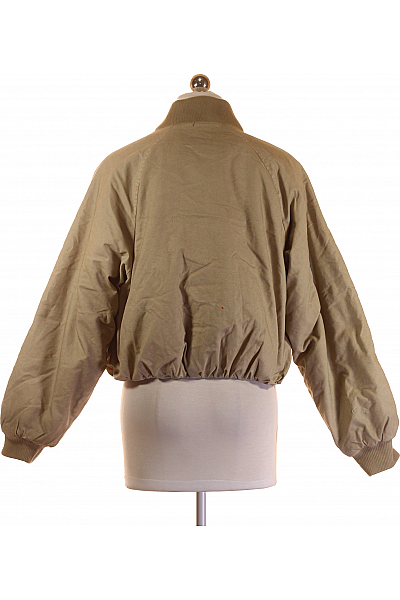 Dámská Bomber Bunda Béžová PULL&BEAR Vel.  XS