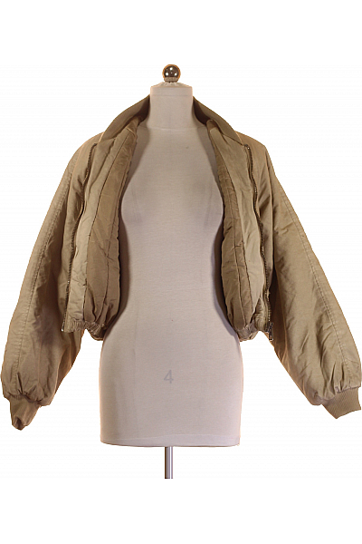 Dámská Bomber Bunda Béžová PULL&BEAR Vel.  XS