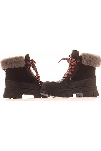 UGG Dámské Sněhule Kožené Černé Vel.  38