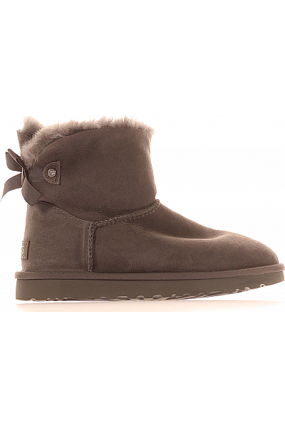 UGG Dámské Válenky Kožené Šedé Vel.  38