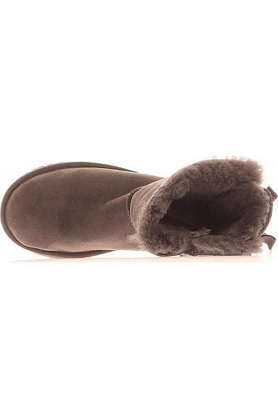 UGG Dámské Válenky Kožené Šedé Vel.  38