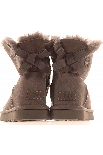 UGG Dámské Válenky Kožené Šedé Vel.  38