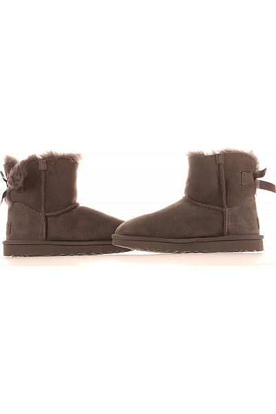 UGG Dámské Válenky Kožené Šedé Vel.  38