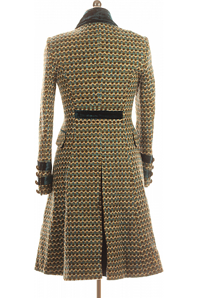 Karen Millen Dámský Kabát Vlněný Barevný Vel.  38