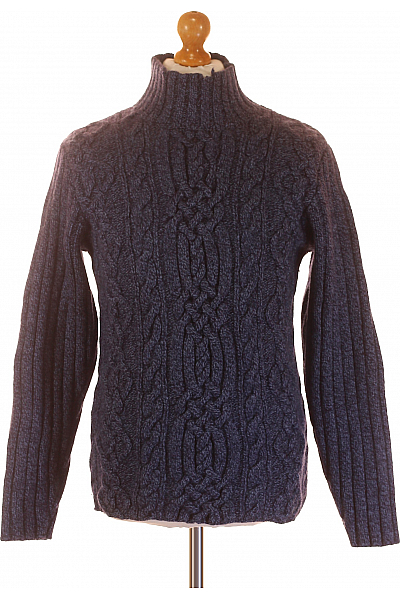 Paul Smith Pánský Rolák Vlněný Modrý Second hand Vel.  M