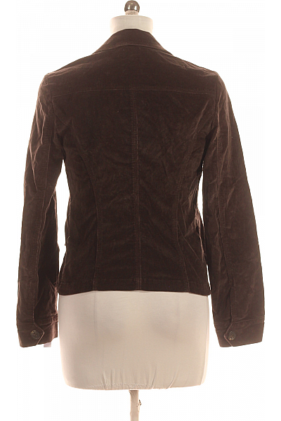 Teplé Dámské Sako Hnědé BENETTON Vel. 44