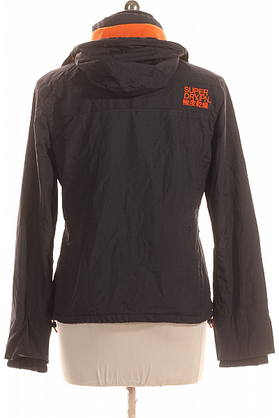 Dámská Bunda Černá SUPERDRY Second hand Vel. L