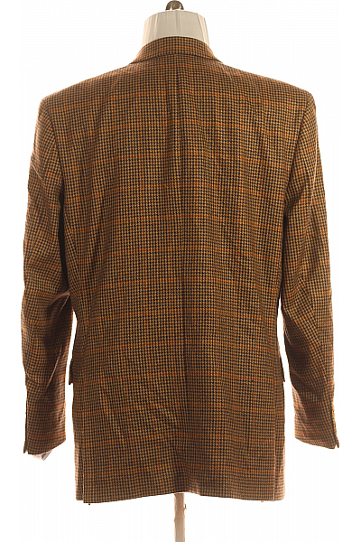 Pánské Volnočasové Sako Vlněné Barevné Paul Smith Vel. 56