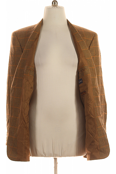 Pánské Volnočasové Sako Vlněné Barevné Paul Smith Vel. 56