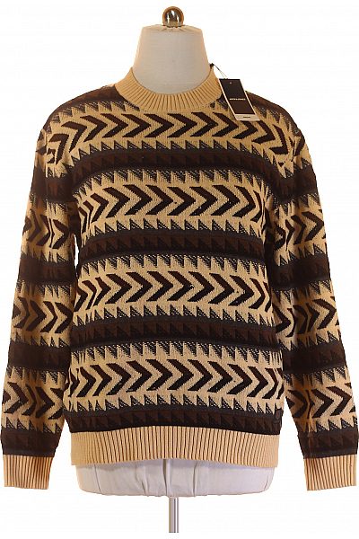 Pánský Svetr Se Vzorem Barevný JACK & JONES Vel. XL