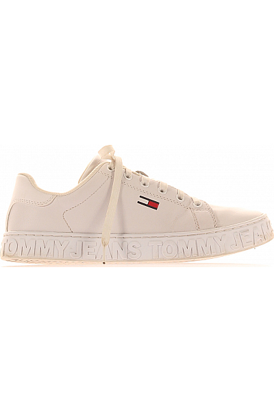 TOMMY HILFIGER Dámské Tenisky Bílé Second Hand Vel. 38