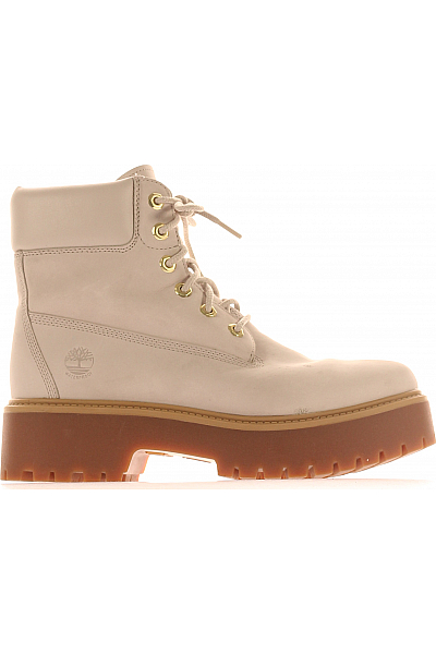 Dámské Workery Kožené Béžové Timberland Second hand