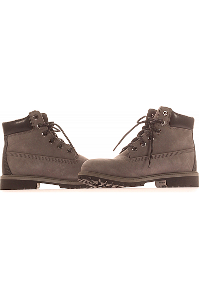 Dámské Kotníkové Boty Kožené Šedé Timberland Vel. 38