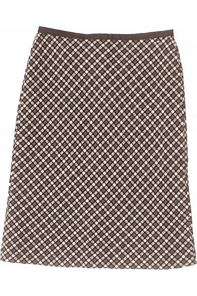 Sukně Vlněná Černobílá Marks & Spencer