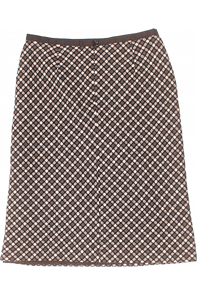 Sukně Vlněná Černobílá Marks & Spencer