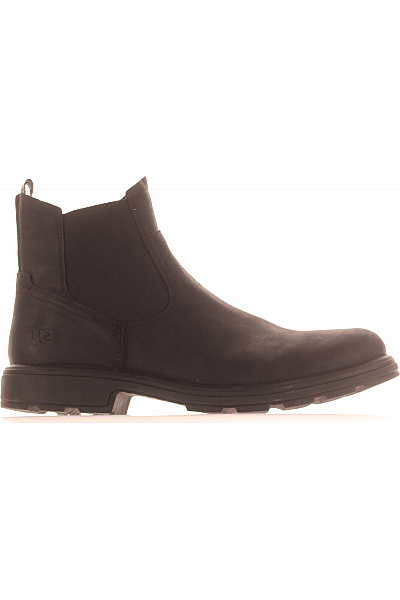 Pánské Boty Kožené Černé UGG Vel.  46