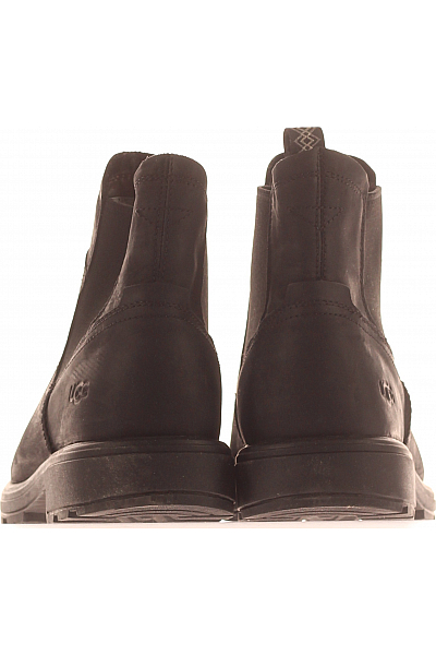 Pánské Boty Kožené Černé UGG Vel.  46