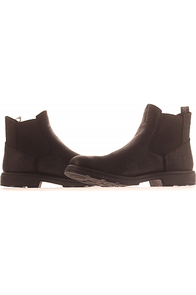 Pánské Boty Kožené Černé UGG Vel.  46