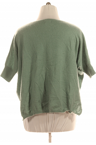 Dámský Pulovr Kašmírový Zelený Not Shy Second hand Vel. L/XL